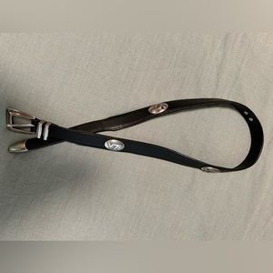 Virginia Tech Leather Belt